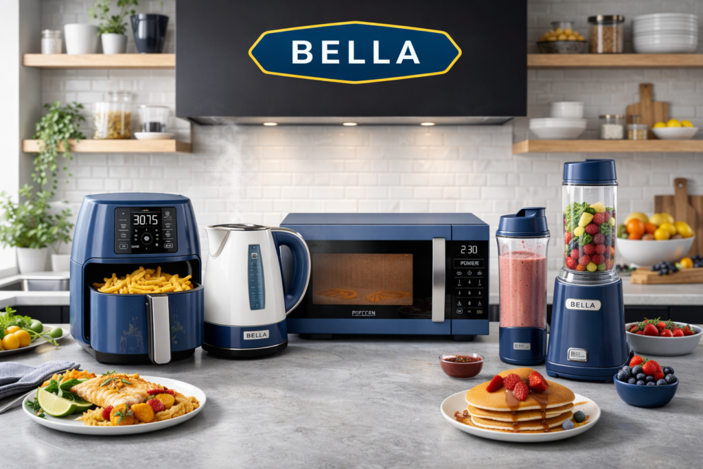 cuisine moderne avec électroménagers bella